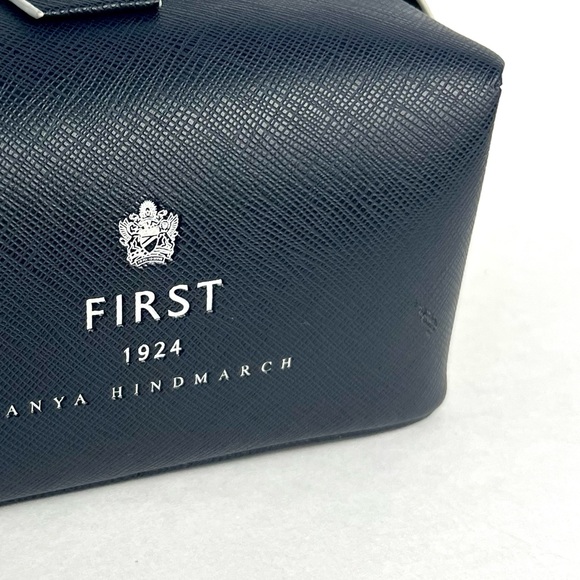 Anya Hindmarch toiletry makeup bag - Graphite/Blk color - Picture 5 of 6